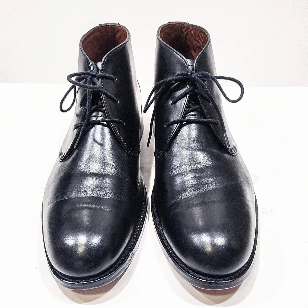 Johnston & Murphy XC4 Waterproof Chukka Boots Mens 9.5M Black Leather 15-1837